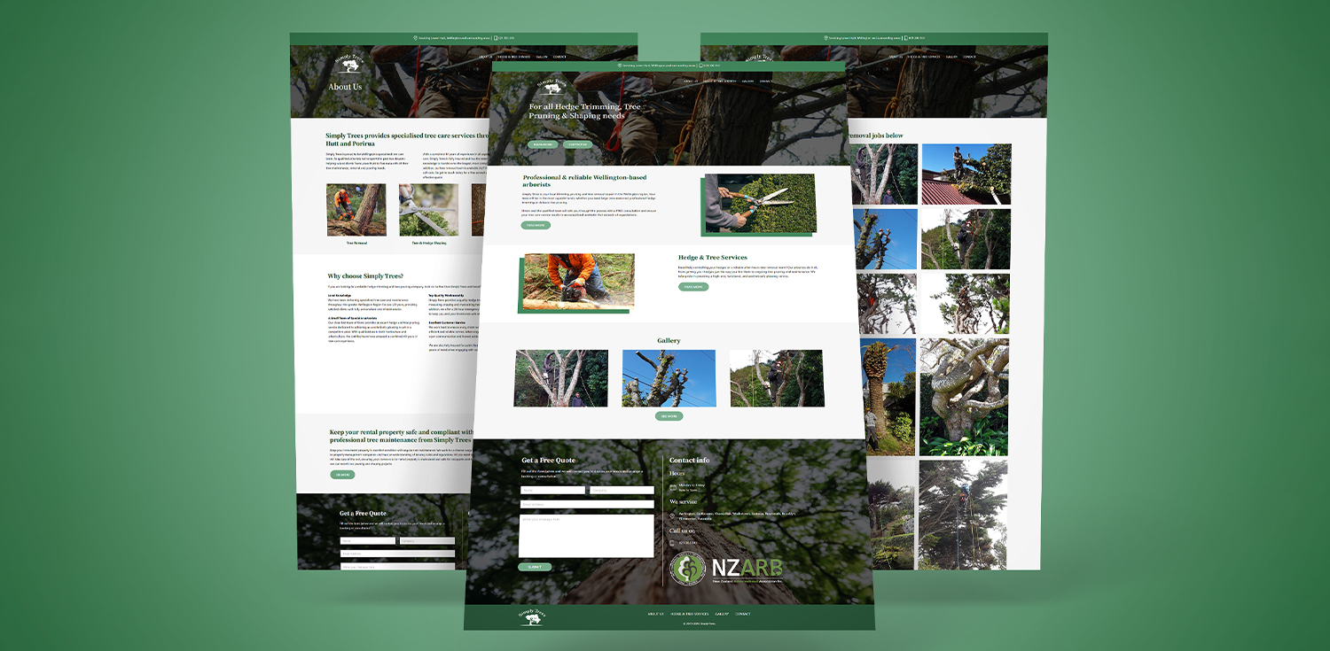Simply Trees Website & Brand Refresh